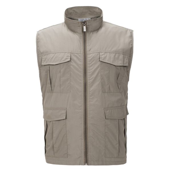 men's vest sleeveless jacket tactical vest field work clothes quick dry safari vest pgrapher fisherman work vest, Black;white
men's vest sleeveless jacket tactical vest field work clothes quick dry safari vest pgrapher fisherman work vest, Black;white