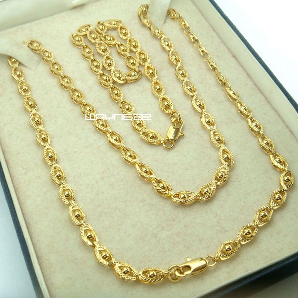 set 18k yellow gold filled women necklace & bracelet link jewelry luxury n288a, Silver
set 18k yellow gold filled women necklace & bracelet link jewelry luxury n288a, Silver