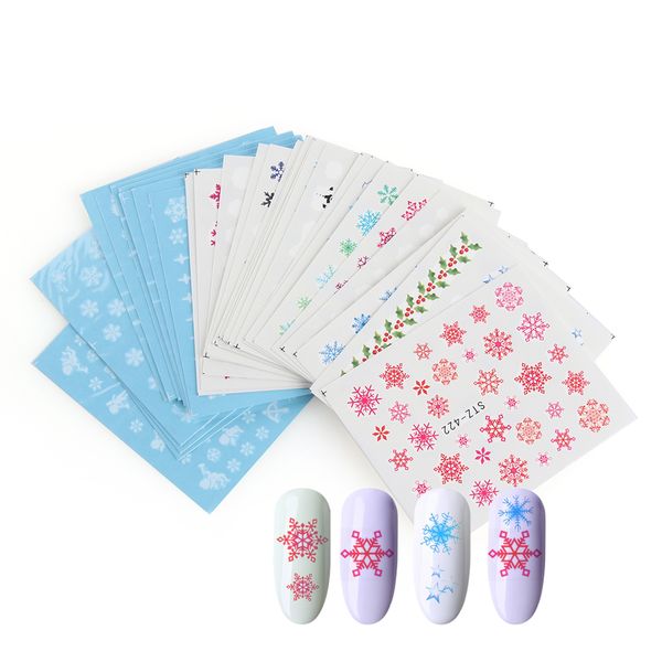 30 pcs/set nail art stickers white snowflake christmas nail sticker water transfer decals winter art decor beauty manicure, Black
30 pcs/set nail art stickers white snowflake christmas nail sticker water transfer decals winter art decor beauty manicure, Black