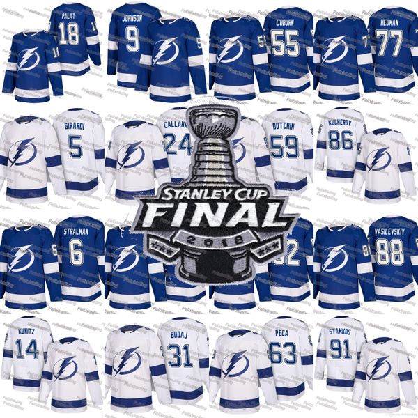 2018 Stanley Cup Final Tampa Bay Lightning Nikita Kucherov Steven Stamkos Brayden Point Victor Hedman Tyler Johnson McDonagh Miller Jerseys
2018 Stanley Cup Final Tampa Bay Lightning Nikita Kucherov Steven Stamkos Brayden Point Victor Hedman Tyler Johnson McDonagh Miller Jerseys
