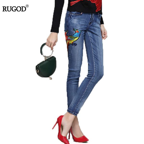 rugod 2018 new autumn phoenix embroidery jeans women high elastic jeans female pencil denim pants pantalon femme skinny trousers, Blue
rugod 2018 new autumn phoenix embroidery jeans women high elastic jeans female pencil denim pants pantalon femme skinny trousers, Blue