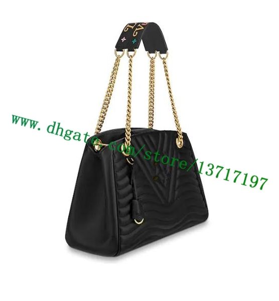 Grade oft mooth real leather lady handbag new wave chain tote red m51497 white m51978 black m51496 women houlder bag
Grade oft mooth real leather lady handbag new wave chain tote red m51497 white m51978 black m51496 women houlder bag