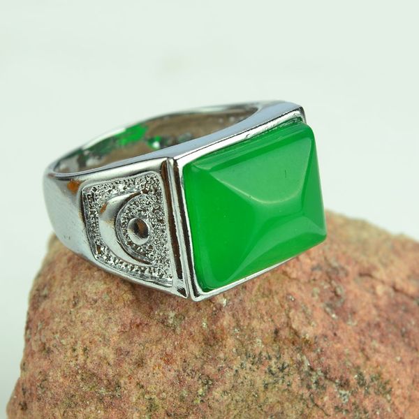 natural elegant malay jade ring to make money mens rings fashion generous money green malay jade ring, Silver
natural elegant malay jade ring to make money mens rings fashion generous money green malay jade ring, Silver