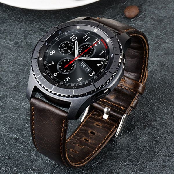urvoi band for samsung galaxy gear s3 r760 r770 strap retro genuine leather band with closure classic design replacement 22mm, Black;brown
urvoi band for samsung galaxy gear s3 r760 r770 strap retro genuine leather band with closure classic design replacement 22mm, Black;brown