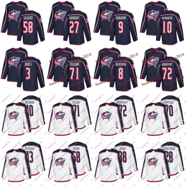 2018 Columbus Blue Jackets Nick Foligno Sergei Bobrovsky Brandon Dubinsky Zachary Werenski Jones Johnson Panarin Bjorkstrand Hockey Jerseys
2018 Columbus Blue Jackets Nick Foligno Sergei Bobrovsky Brandon Dubinsky Zachary Werenski Jones Johnson Panarin Bjorkstrand Hockey Jerseys