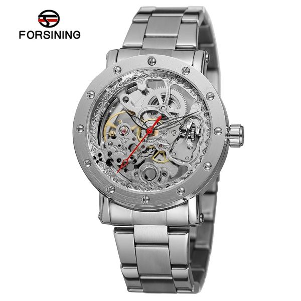 forsining brand men's watch online antique skeleton automatic stainless steel bracelet collection wristwatch fsg8159m4, Slivery;brown
forsining brand men's watch online antique skeleton automatic stainless steel bracelet collection wristwatch fsg8159m4, Slivery;brown