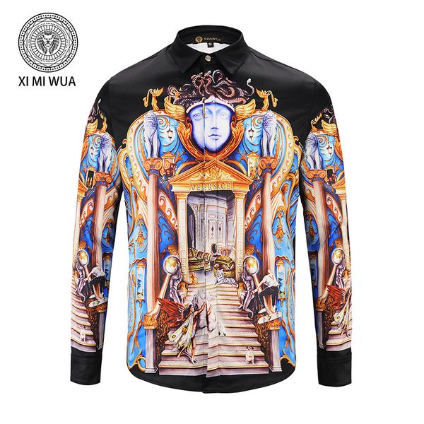 Medusa Мужские рубашки 2018AAA последний стиль Medusa мужские повседневные рубашки Европе
Medusa Мужские рубашки 2018AAA последний стиль Medusa мужские повседневные рубашки Европе