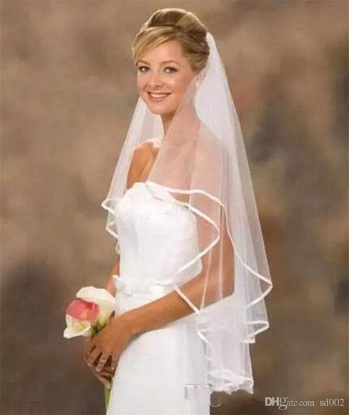 bridal veils 2 layer bat type wedding veil with comb white ivory satin head yarn for bride party 5 5hp ff
bridal veils 2 layer bat type wedding veil with comb white ivory satin head yarn for bride party 5 5hp ff