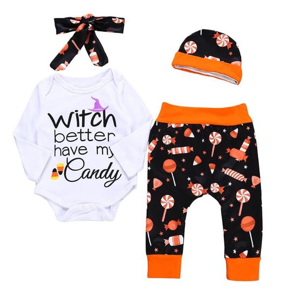 4pcs/set cute letters baby clothes warm halloween romper pants hat headband outfits halloween costume for kids party, White
4pcs/set cute letters baby clothes warm halloween romper pants hat headband outfits halloween costume for kids party, White