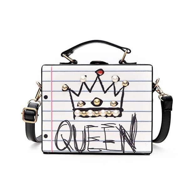 fashion letter diamonds pearl rivet box shape handle women bags casual female handbag d18102303
fashion letter diamonds pearl rivet box shape handle women bags casual female handbag d18102303