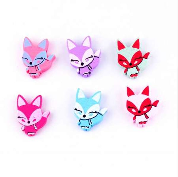 20pcs new random mixed multicolor cute animal fox wood beads jewelry fashion diy craft 23x28mm, Black
20pcs new random mixed multicolor cute animal fox wood beads jewelry fashion diy craft 23x28mm, Black
