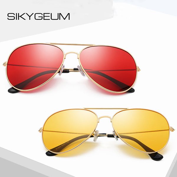 sikygeum fashion color mirror pilot gold metal sunglasses women men 2018 brand designer classic sun glasses ladies uv400 s0333, White;black
sikygeum fashion color mirror pilot gold metal sunglasses women men 2018 brand designer classic sun glasses ladies uv400 s0333, White;black