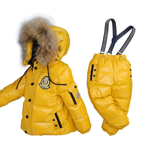 children winter clothing set girl boy sky suit kids -30degree jumpsuit windproof waterproof warm duck down jacket pants snowwear, White
children winter clothing set girl boy sky suit kids -30degree jumpsuit windproof waterproof warm duck down jacket pants snowwear, White