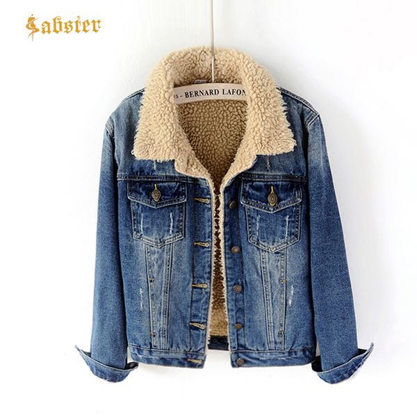 autumn lambswool long sleeve jean winter coat warm women loose clothes fashion denim jacket outerwear womens kz218, Black;brown
autumn lambswool long sleeve jean winter coat warm women loose clothes fashion denim jacket outerwear womens kz218, Black;brown