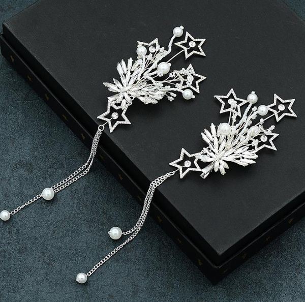 2018 new bride wedding hairpin wedding dress accessories p studio accessories, Silver
2018 new bride wedding hairpin wedding dress accessories p studio accessories, Silver