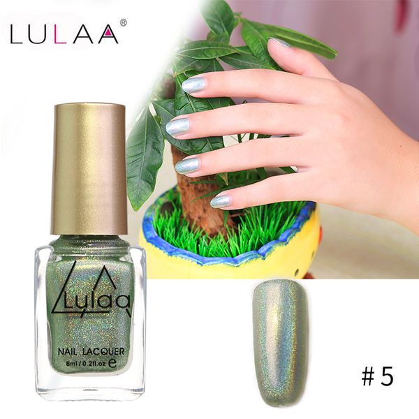 lulaa 6ml chameleon color changing nail polish holographic laser shining polish bling nail art manicure diy salon 8 colors
lulaa 6ml chameleon color changing nail polish holographic laser shining polish bling nail art manicure diy salon 8 colors