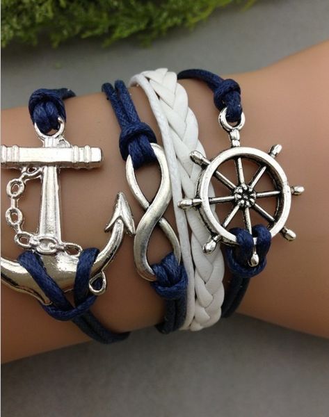 1pcs infinity handmade bracelet.metal charm,wax cord,leather bracelet fashionable jewerlly bracelet 1216, Golden;silver
1pcs infinity handmade bracelet.metal charm,wax cord,leather bracelet fashionable jewerlly bracelet 1216, Golden;silver
