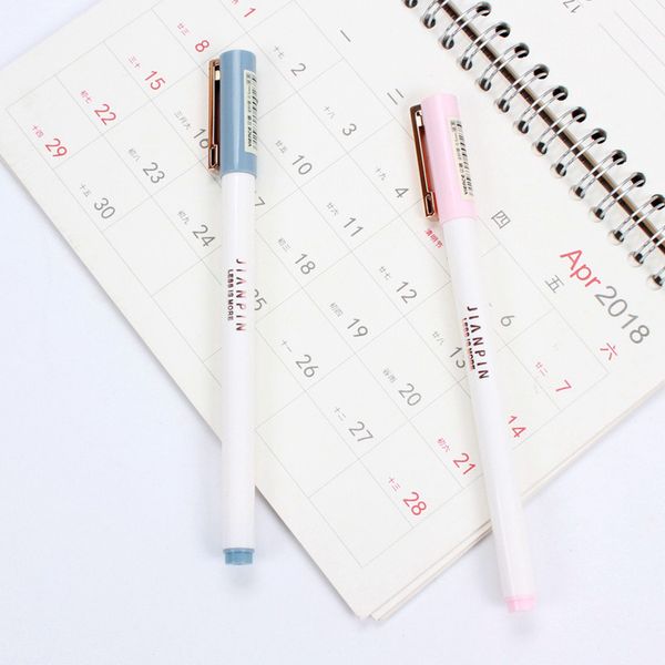 48 pcs/lot 0.5 mm less is more gel pen signature pen escolar papelaria school office supply promotional gift
48 pcs/lot 0.5 mm less is more gel pen signature pen escolar papelaria school office supply promotional gift