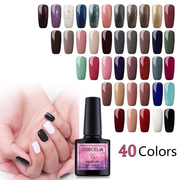 40 colors coscelia 8ml uv gel nail polish pure colors nail art tips manicure pedicure tools pro salon diy design high quality, Red;pink
40 colors coscelia 8ml uv gel nail polish pure colors nail art tips manicure pedicure tools pro salon diy design high quality, Red;pink