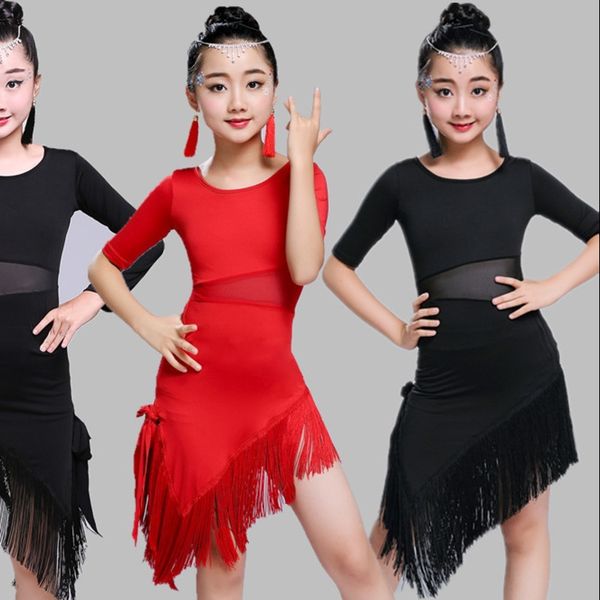 tassel latin dance dress for girl competition ballroom latin salsa dresses kids rumba samba spandex children tango skirt costume, Black;red
tassel latin dance dress for girl competition ballroom latin salsa dresses kids rumba samba spandex children tango skirt costume, Black;red