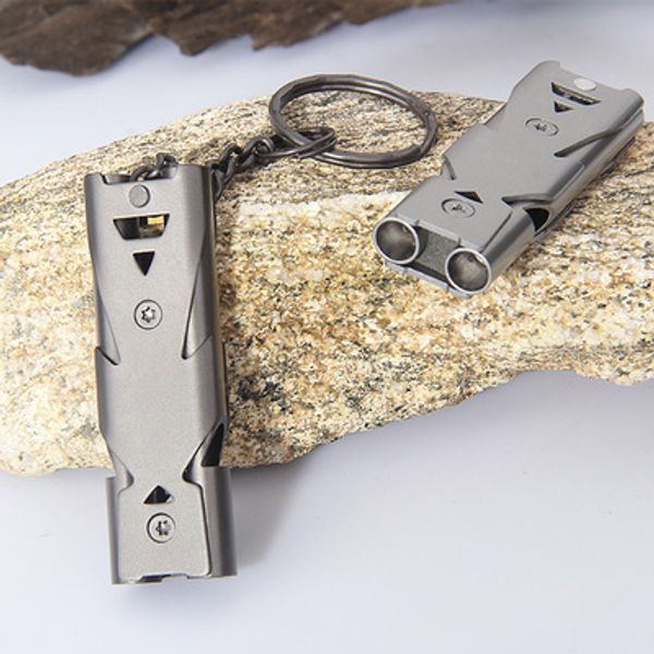 outdoor three tube 150db whistle camping survival stainless steel apito high frequency sounder stainless steel whistle
outdoor three tube 150db whistle camping survival stainless steel apito high frequency sounder stainless steel whistle