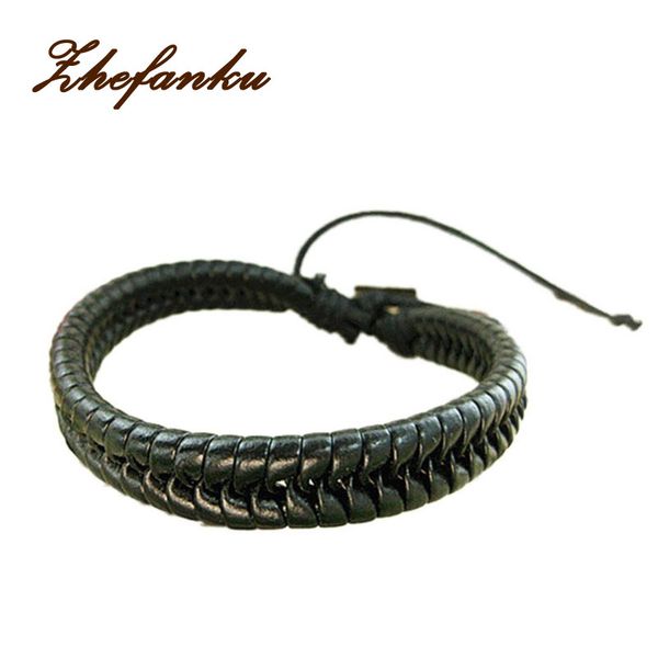 fashion korean style men and women braided leather cord bracelet color black brown drop shipping, Golden;silver
fashion korean style men and women braided leather cord bracelet color black brown drop shipping, Golden;silver