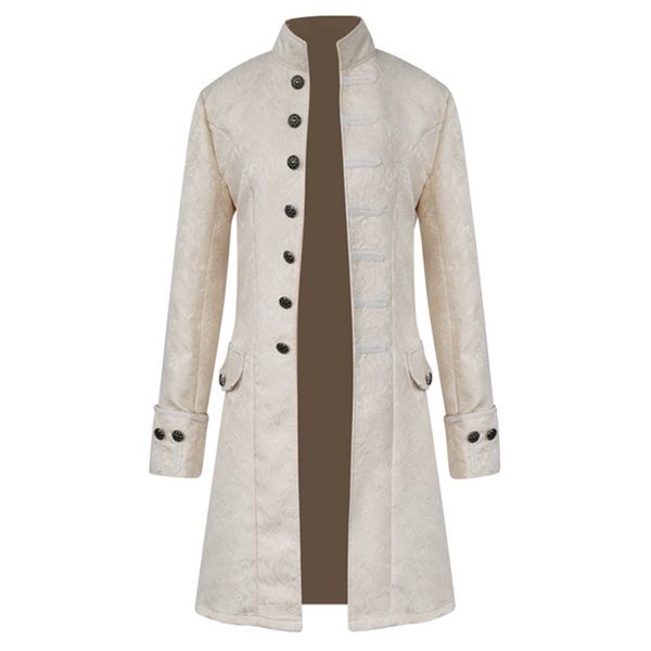 vintage mens gothic brocade jacket winter frock coat steampunk luxury long sleeve windbreaker suit weeding jackets outwear, Black;brown
vintage mens gothic brocade jacket winter frock coat steampunk luxury long sleeve windbreaker suit weeding jackets outwear, Black;brown
