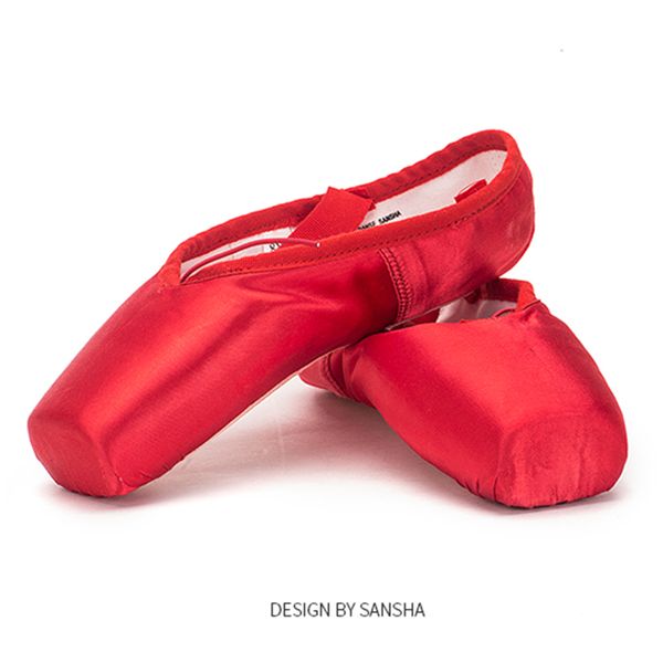 Sansha Ballet Pointe Shoes Satin Upper With Ribbon Girls Women Professional Dance Toe Shoes with Gel Silicone Toe Pads SP1.8 Red
Sansha Ballet Pointe Shoes Satin Upper With Ribbon Girls Women Professional Dance Toe Shoes with Gel Silicone Toe Pads SP1.8 Red