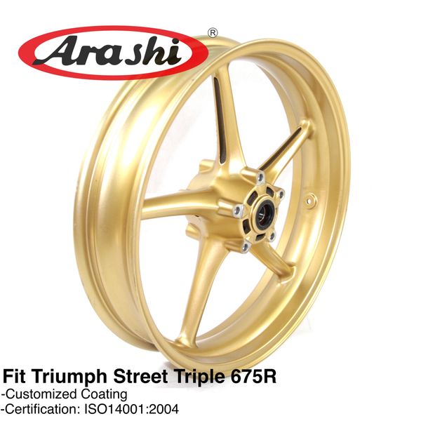 arashi front wheel rim for triumph street triple 675 r 2009 - 2012 2010 2011 motorcycle accessories cnc aluminum daytona 675r
arashi front wheel rim for triumph street triple 675 r 2009 - 2012 2010 2011 motorcycle accessories cnc aluminum daytona 675r
