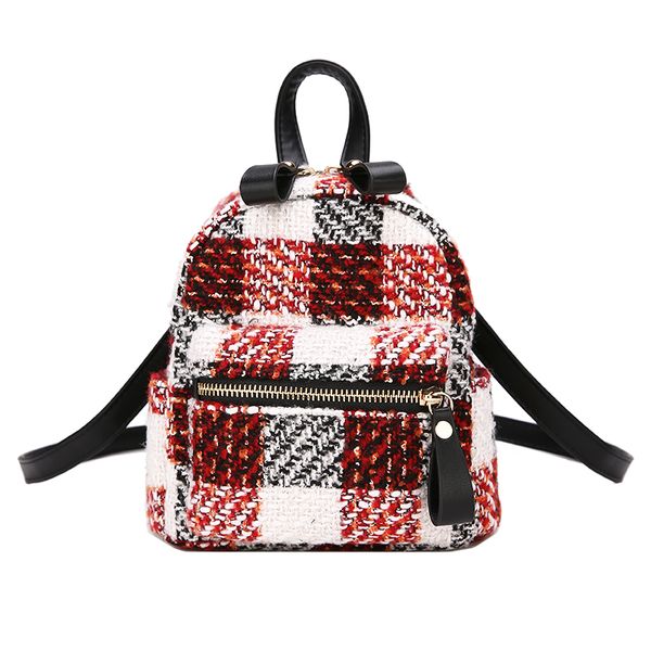 2018 fashion new women backpacks hit color wool quality shoulder bag college winds stripes small backpack mini travel rucksack
2018 fashion new women backpacks hit color wool quality shoulder bag college winds stripes small backpack mini travel rucksack
