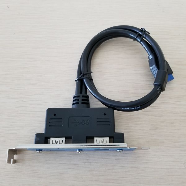 motherboard 20pin to double usb 3.0 panel extension data cable rear baffle with screw 50cm
motherboard 20pin to double usb 3.0 panel extension data cable rear baffle with screw 50cm
