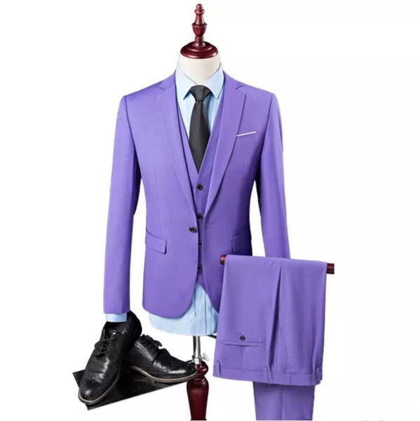men's suit three-piece suit (coat + pants + vest) wedding dinner dress solid color european and american style men's suit, Black;gray
men's suit three-piece suit (coat + pants + vest) wedding dinner dress solid color european and american style men's suit, Black;gray