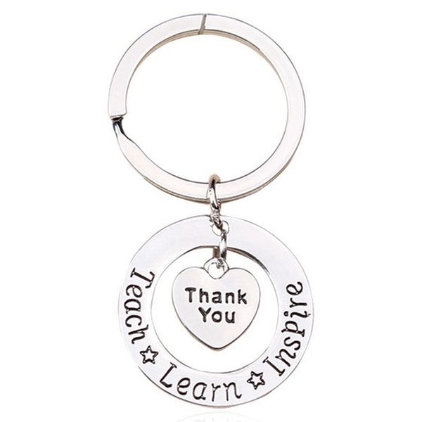 Teacher Keychain Thank you Teach Learn Inspire Keyring Key Ring Jewelry For Teachers Day Gift
Teacher Keychain Thank you Teach Learn Inspire Keyring Key Ring Jewelry For Teachers Day Gift
