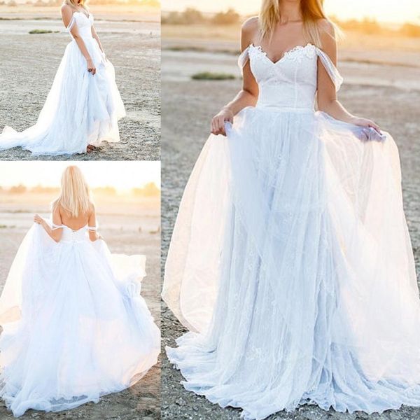 bohemain wedding dresses 2018 vintage retro gothic lace-up off shoulder lace applique summer holiday beach bridal wedding gown, White
bohemain wedding dresses 2018 vintage retro gothic lace-up off shoulder lace applique summer holiday beach bridal wedding gown, White