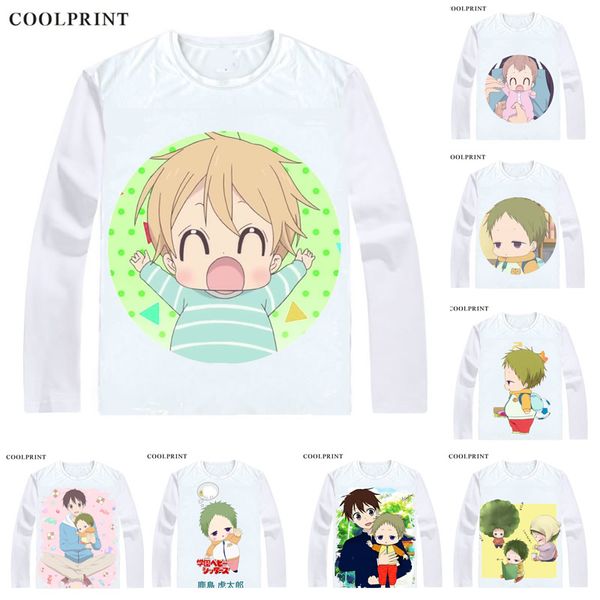 school babysitters t-shirts long sleeve shirts gakuen orphan kotaro kashima ryuichi kashima cosplay shirt, White;black
school babysitters t-shirts long sleeve shirts gakuen orphan kotaro kashima ryuichi kashima cosplay shirt, White;black