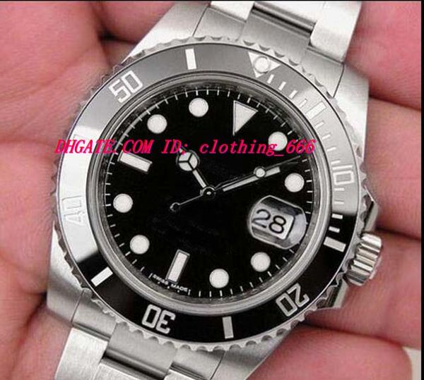 box/certificate luxury wristwatch new mens ss ceramic bezel 116610 mechanical automatic glidelock clasp men's watch quality, Slivery;brown
box/certificate luxury wristwatch new mens ss ceramic bezel 116610 mechanical automatic glidelock clasp men's watch quality, Slivery;brown