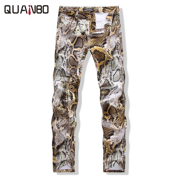 men's pants spring autumn new fashion slim trousers 2018 men casual pants snakeskin printing rock nightclubs singers pencilpants, Black
men's pants spring autumn new fashion slim trousers 2018 men casual pants snakeskin printing rock nightclubs singers pencilpants, Black