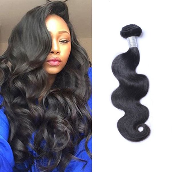 indian virgin human hair body wave unprocessed remy hair weaves double wefts 100g/bundle can be dyed bleached hair extensions, Black
indian virgin human hair body wave unprocessed remy hair weaves double wefts 100g/bundle can be dyed bleached hair extensions, Black