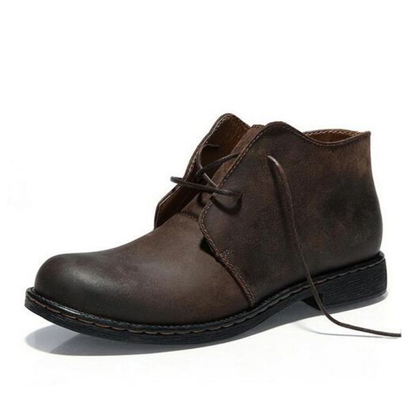 style handmade men boots crazy genuine leather men autumn martin boots water proof work safety winter ankle boots shoes, Black
style handmade men boots crazy genuine leather men autumn martin boots water proof work safety winter ankle boots shoes, Black
