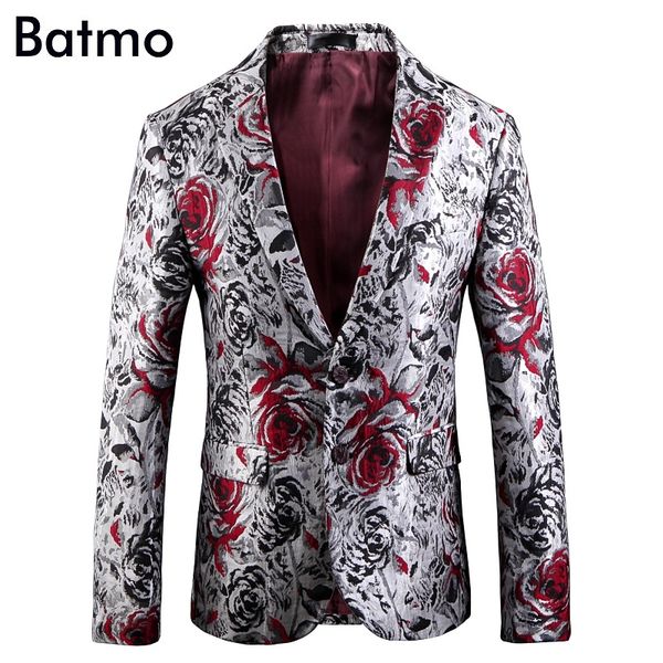 batmo 2018 new arrival printed casual blazers men,men's casual suits,casual men's jackets plus-size 8002, White;black
batmo 2018 new arrival printed casual blazers men,men's casual suits,casual men's jackets plus-size 8002, White;black