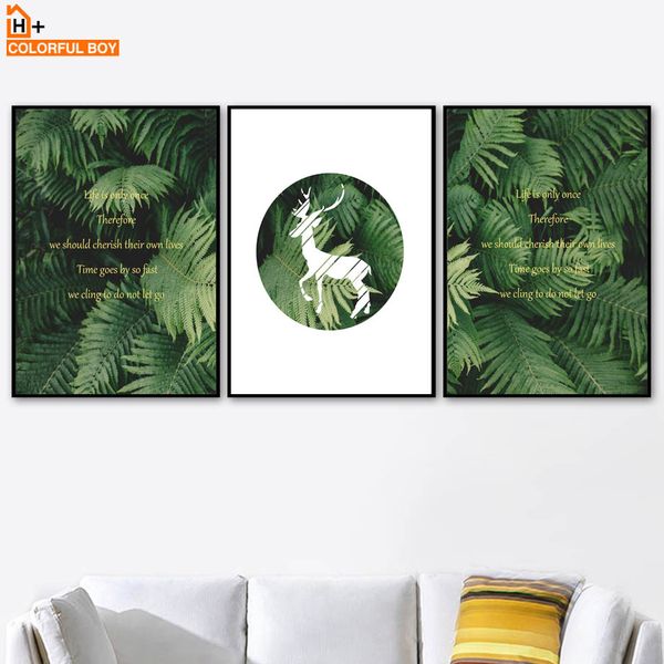 colorfulboy deer quote leaf canvas art print nordic posters and prints wall art canvas painting wall pictures for living room
colorfulboy deer quote leaf canvas art print nordic posters and prints wall art canvas painting wall pictures for living room