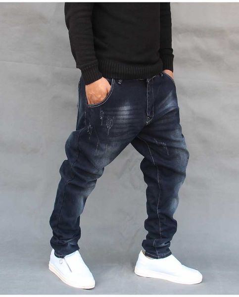 Fashion Hip Hop Harem Jeans Mens Jogger Pants Jeans Cotton Stretch Loose Denim Trousers Designer Dark Blue Men Jeans 28-42
Fashion Hip Hop Harem Jeans Mens Jogger Pants Jeans Cotton Stretch Loose Denim Trousers Designer Dark Blue Men Jeans 28-42