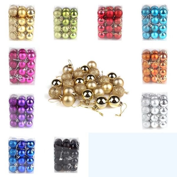 24pcs/lot christmas tree decor ball bauble hanging xmas party ornament decorations for home christmas decorations
24pcs/lot christmas tree decor ball bauble hanging xmas party ornament decorations for home christmas decorations