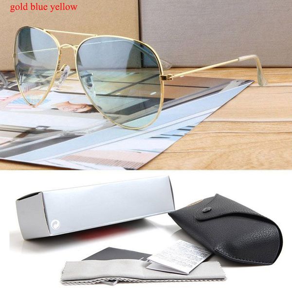 brand pilot sunglasses for men women metal frame uv400 colorful gradient lens with case and box 8 colors, White;black
brand pilot sunglasses for men women metal frame uv400 colorful gradient lens with case and box 8 colors, White;black
