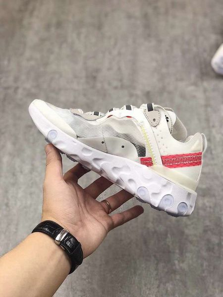 with box)no words on shoes undercover react element 87 casual shoes men women shoes, Black
with box)no words on shoes undercover react element 87 casual shoes men women shoes, Black