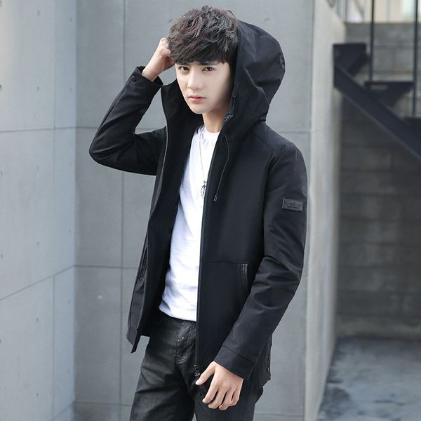 casual slim autumn winter men's trench coat fashion hooded men's winter jackets pockets zipper windbreakers streetwear, Tan;black
casual slim autumn winter men's trench coat fashion hooded men's winter jackets pockets zipper windbreakers streetwear, Tan;black