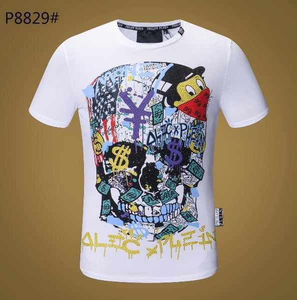 New men t hirt hort leeve cotton kull print t hirt round neck lim tee man fa hion pullover kateboarding top 100 cotton g19199, White;black
New men t hirt hort leeve cotton kull print t hirt round neck lim tee man fa hion pullover kateboarding top 100 cotton g19199, White;black