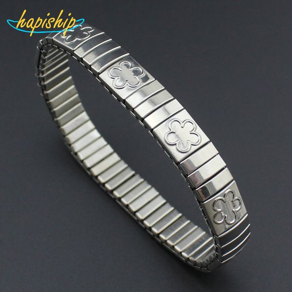 hapiship latest trend among western women men's classic elastic stainless steel cool silver hollow out flower395 bracelet bangle, Golden;silver
hapiship latest trend among western women men's classic elastic stainless steel cool silver hollow out flower395 bracelet bangle, Golden;silver