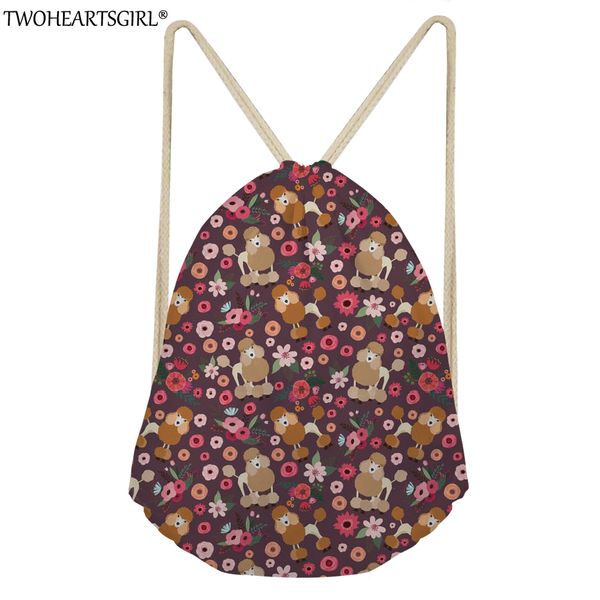 twoheartsgirl poodle flower printing portable women drawstring bags female storage function string backpack travel clothes bags
twoheartsgirl poodle flower printing portable women drawstring bags female storage function string backpack travel clothes bags