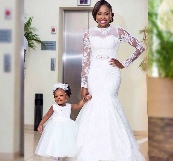 long sleeve mermaid african wedding dress 2019 crystals belt white lace see through sleeves neck bridal gowns custom made
long sleeve mermaid african wedding dress 2019 crystals belt white lace see through sleeves neck bridal gowns custom made